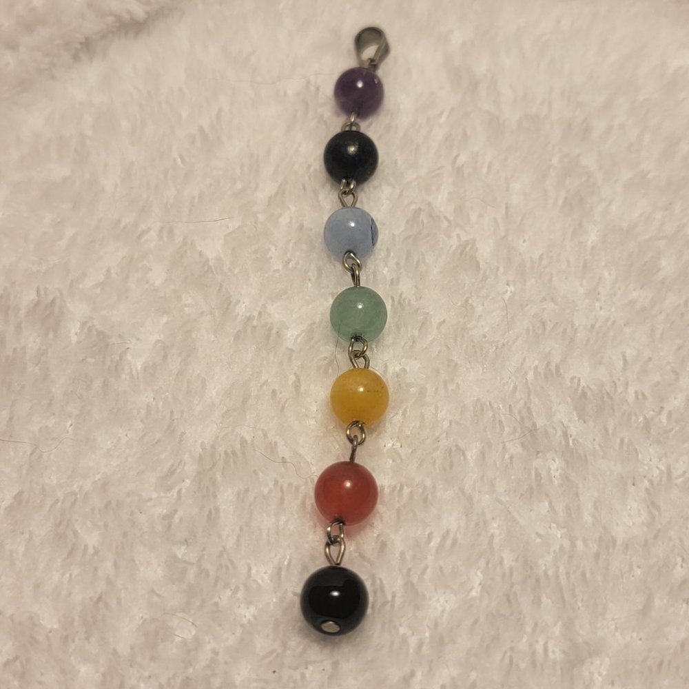 7 Chakra Stone Pendant 🪬 Chakra Balancing 🪬 Energy Cleansing